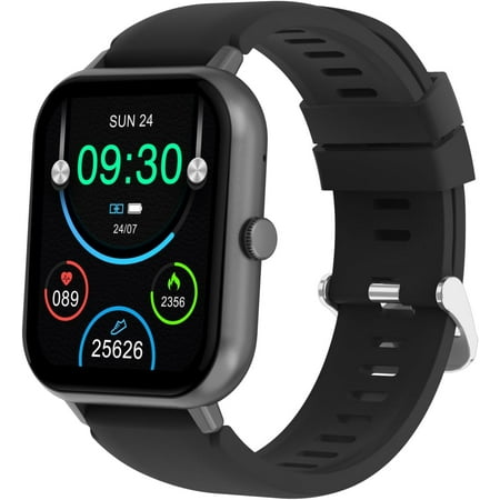 Smart Watch for F(x)tec Pro1 - with Bluetooth Call, 1.9" HD Touch Screen Fitness Tracker 50+ Sport Modes Elegant Activity Tracker for Android/iOS Phones - Black