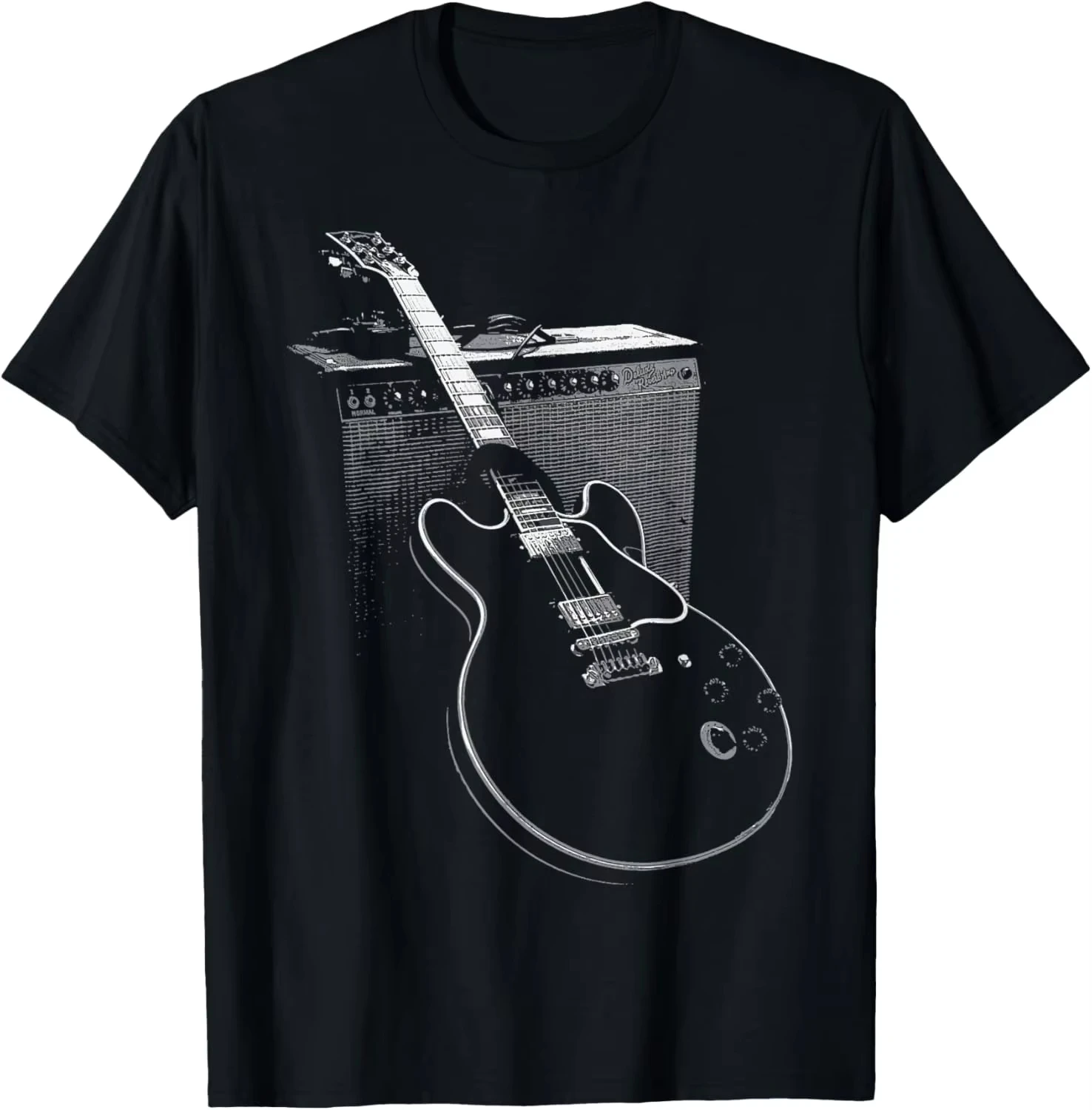 2026 Legendary Blues Guitar and Amp T Shirt Music Gifts Unisex Summer Soft Tops Custom Printed Graphic Shirts Camisetas