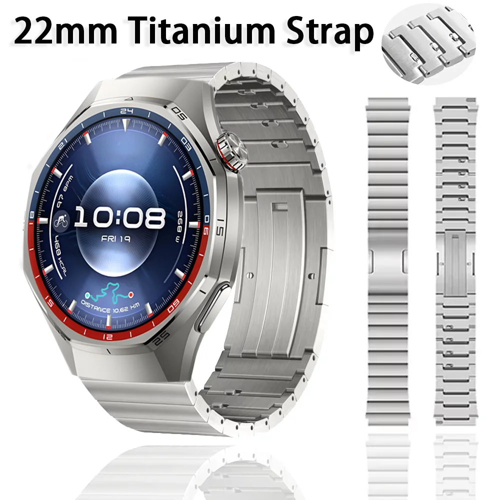 22mm Titanium Strap for Huawei Watch GT6 Pro GT6 GT5 Pro GT5 46mm Quick Release Comfortable Bracelet Huawei Watch 4 3 Pro Correa