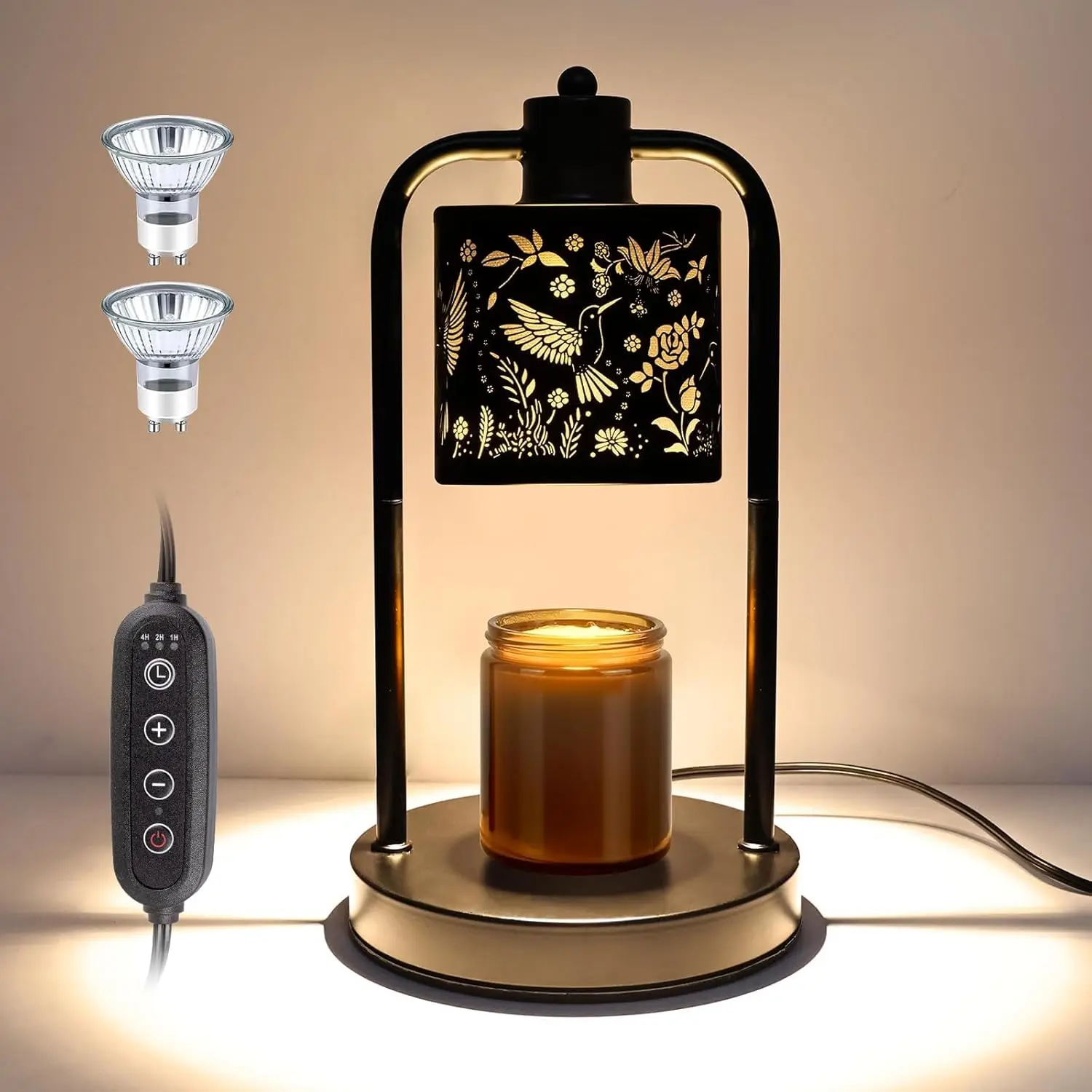 Electric Candle Warmer Lamp with Timer & Dimmable Light for Safe Wax Melting, Perfect Home Decor Gift