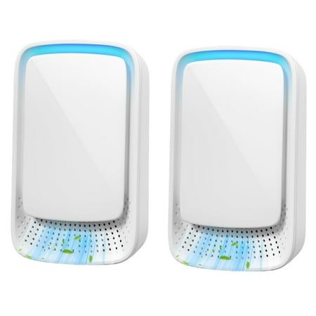 Kqiang Plug In Air Ionizers for Home Quiet Operation Air Cleaner for Bathroom,Living Room,Office,Kitchen,Pet Room,Portable Negative Ion Air Purifier for Bedroom -2 Units