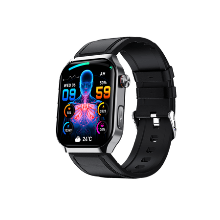 UBABAI F700Pro Smart Watch for Men Women, 2.10'' Fitness & Activity & Sleep Monitor, Multi-Sport Modes, Call & Message Alerts, Long Battery Life, Works with iOS & Android