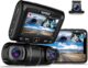 REXING S1 Dash Cam 3-Channel Front,Rear,Cabin 1080P +1080p +1080p, 3” LCD, Infrared Night Vision, Parking Monitor,170°Angle Lens, Loop Recording, Supercapacitor, Support up to 256GB  Electronics