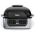 Ninja AG301 Foodi 5-in-1 Indoor Electric Grill with Air Fry, Roast, Bake & Dehydrate – Programmable, Black/Silver