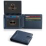 RUNBOX Men’s Wallets 15 Card Holder Slim Rfid Leather 2 ID Window With Gift Box Men’s Accessories